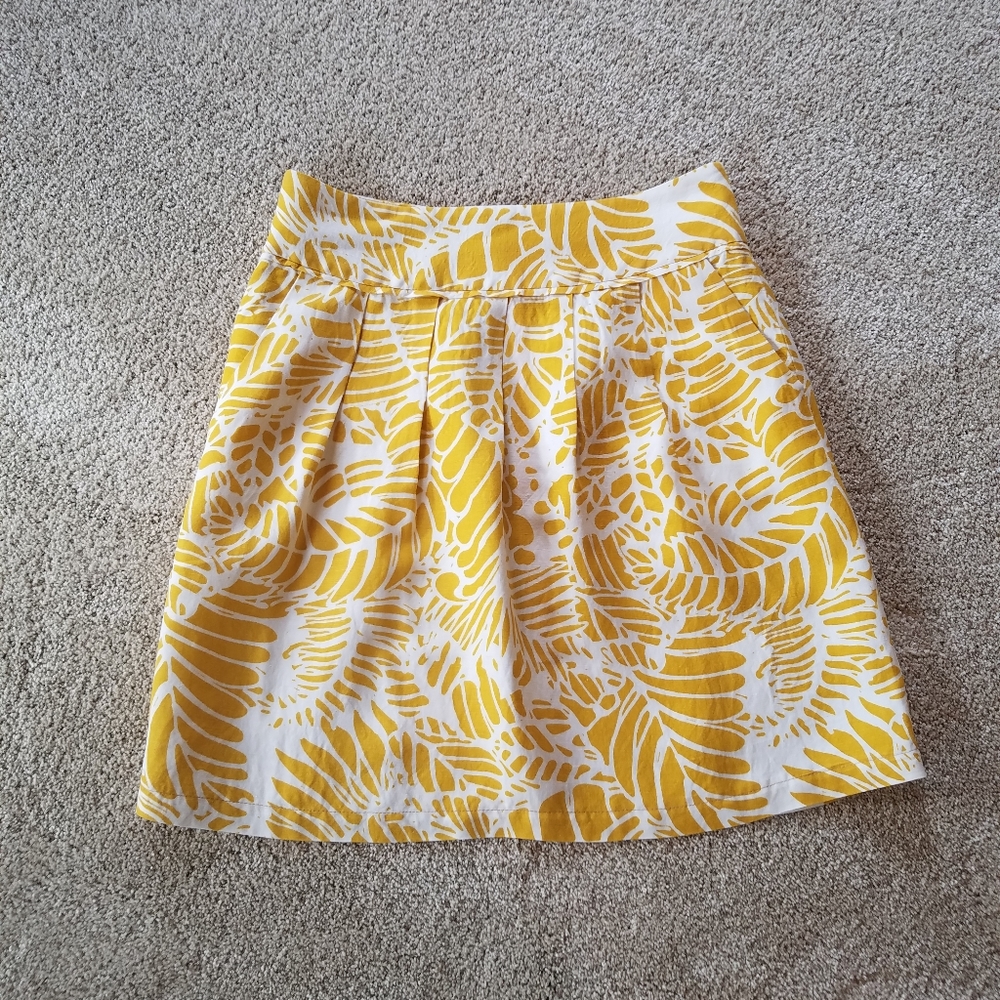 Ann Taylor Loft skirt size 6 linen blend